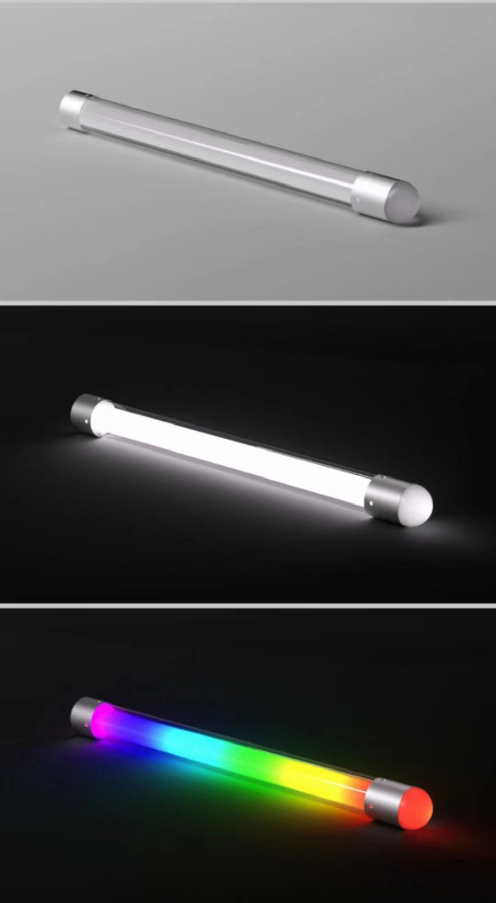 360 degrees 40mm diamter viewing SPI digital RGB led tube and light guide plate pillar lights up the colorful CLUB in Heibing