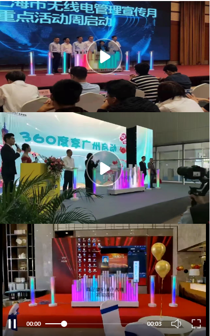 80mm 360viewing 3D Pixel led tube pillar light your your show stage